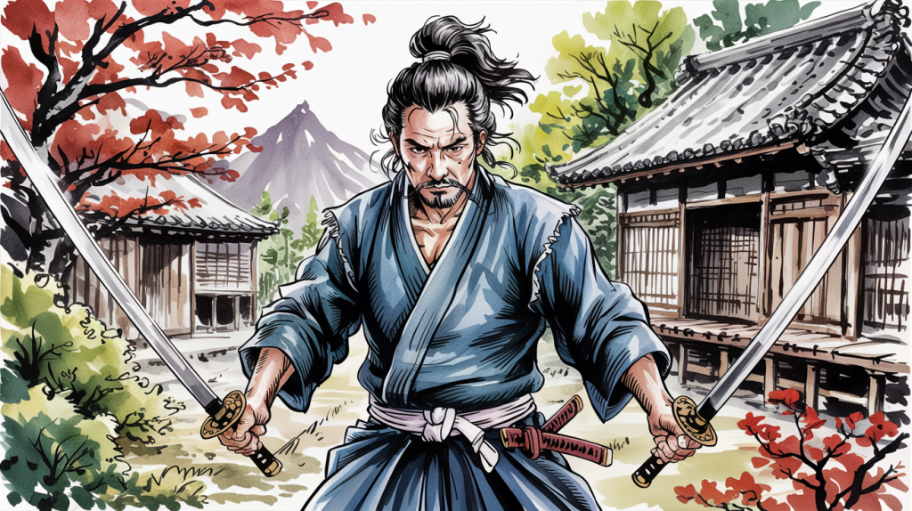 miyamoto musashi training with two sword 9kqKsXTfTFyaKC2Hnd1OYA RWIN01moRyuoMSmeqec0YA