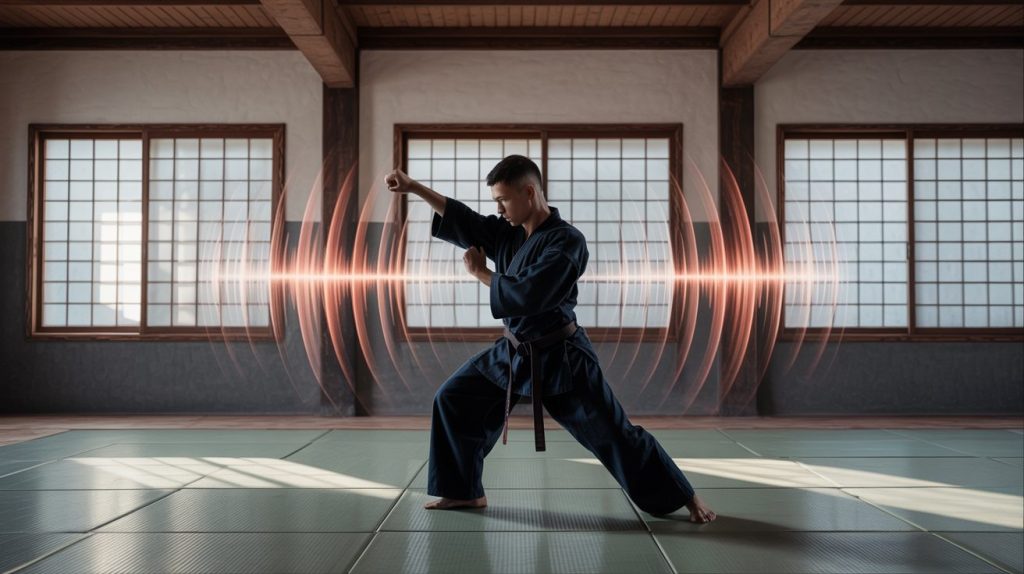 a martial artist shadowboxing in a dojo CsHhyPkzRSS3O ltg0tu4A 9bCp34nySve86hoBK90zcw